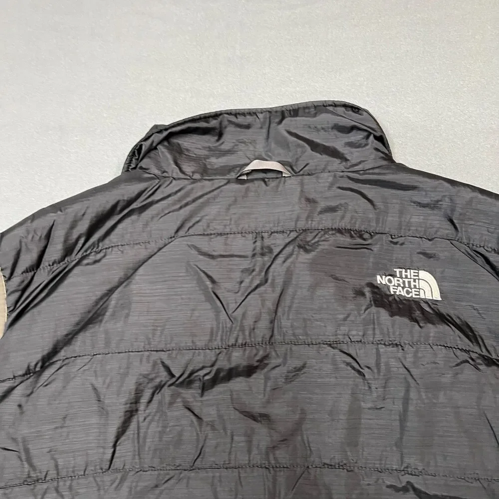 The North Face Puffer Vest Men's XL Black Sleeveless Classic Collar Full-Zip